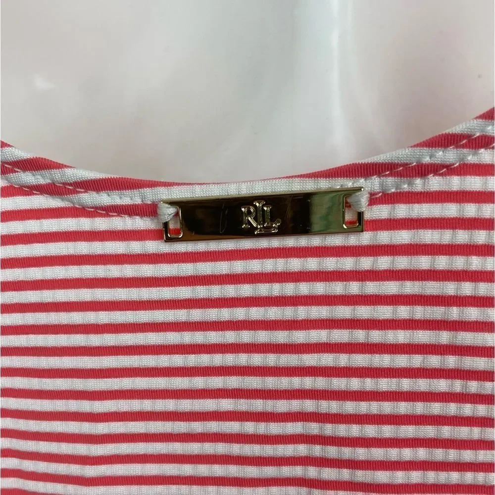 NWT Lauren Ralph Lauren Two-Piece Swim Suit Size 8 - Picture 6 of 7